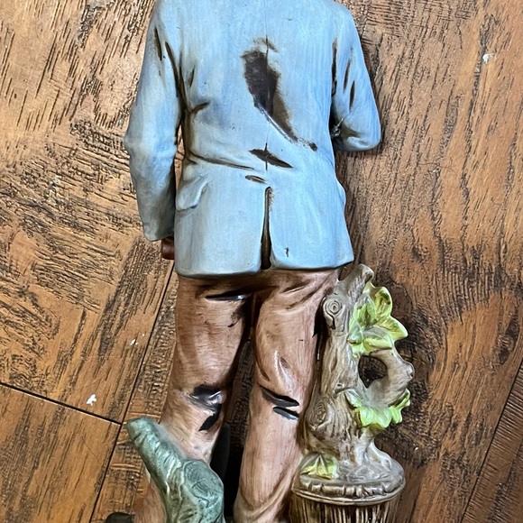 Home Interior 13’ Old Man And Woman Porcelyn Figurines Vintage - Picture 7 of 16